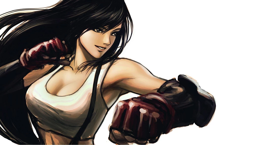 Girl Tifa Lockhart Final Fantasy Game Artwork Wallpapers 1920x1080 ...