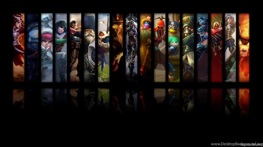 Reflected Champions Wallpapers League Of Legends
