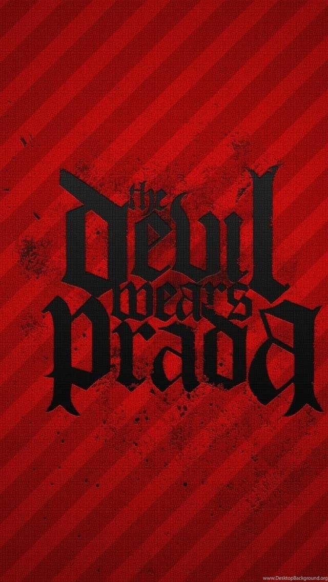 The Devil Wears Prada Logo Black Minimalistic Wallpapers