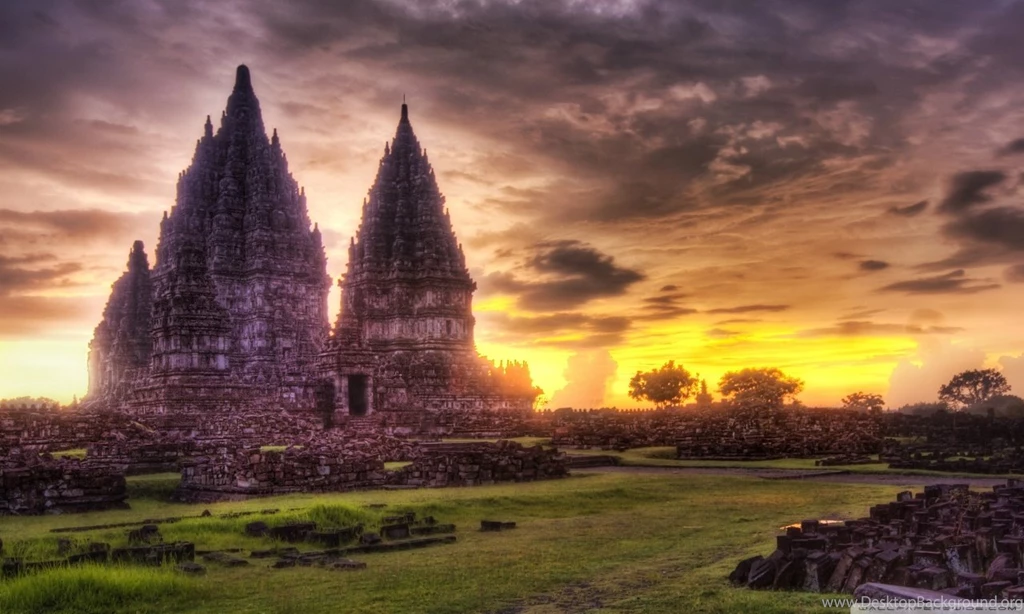 The Lost Hindu Temple In The Jungle Mist Indonesia HD Desktop ...