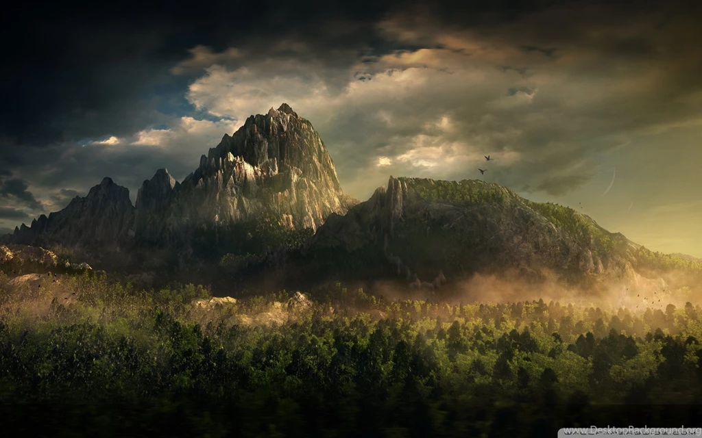 Hobbit Landscapes Wallpapers Wallpapers Great Mountain 1920X1200 ...