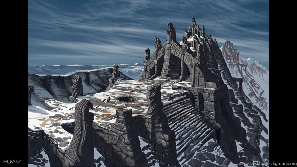 Elder Scrolls 5 Skyrim Nordic Temple Ruins Widescreen Hd Wallpapers ...