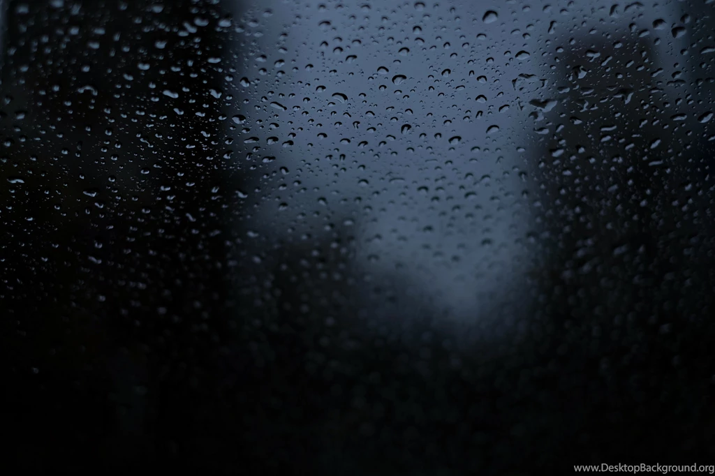 Windows Rain Drops Glass Dark Wallpapers
