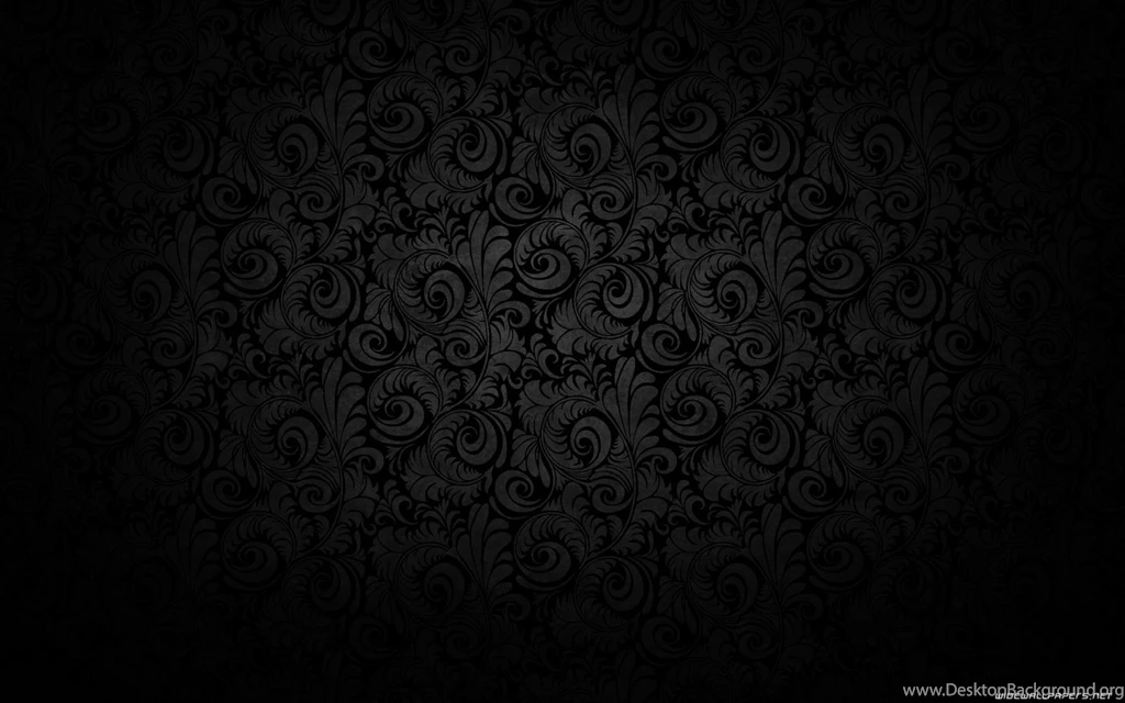 Dark Ornate Black Lace Pattern Wallpapers