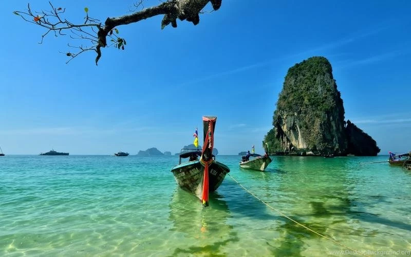 Railay Beach, Thailand Wallpaper,beaches HD Wallpaper,2880x1800 HD ...