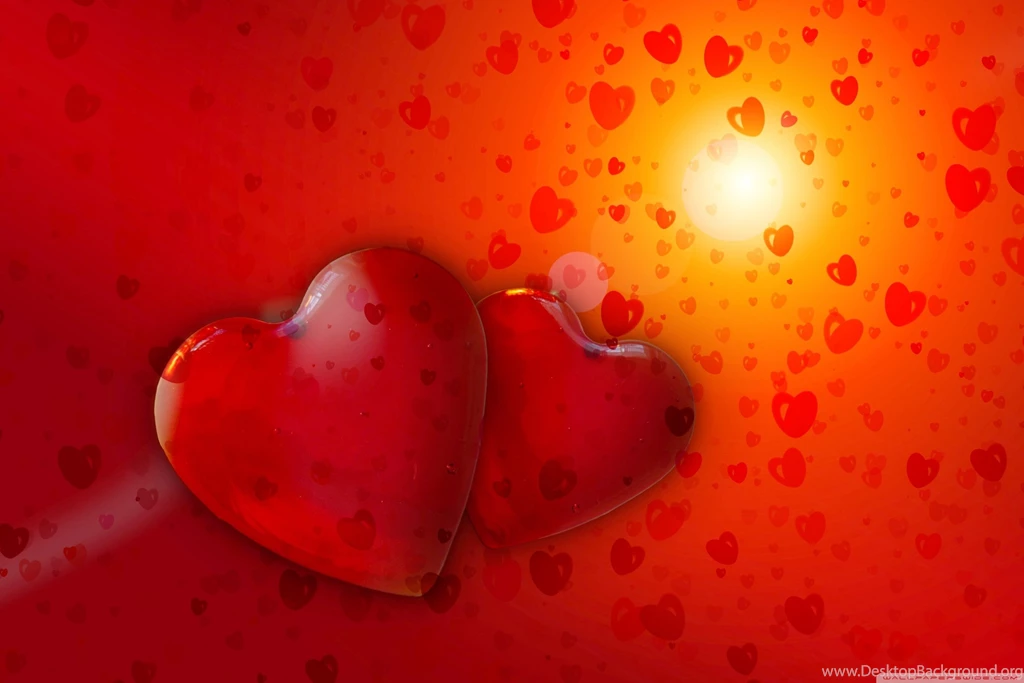Valentine Hearts HD Desktop Wallpapers : Widescreen : High ...