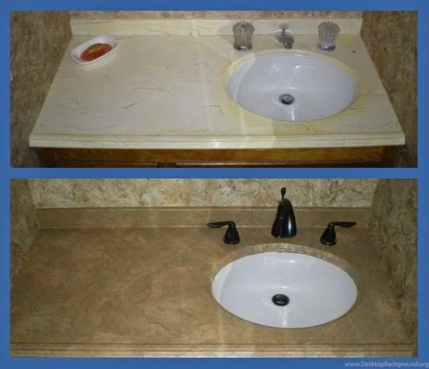 Simply DIY: Create A Faux Marble Countertop With Paper Illusion ...