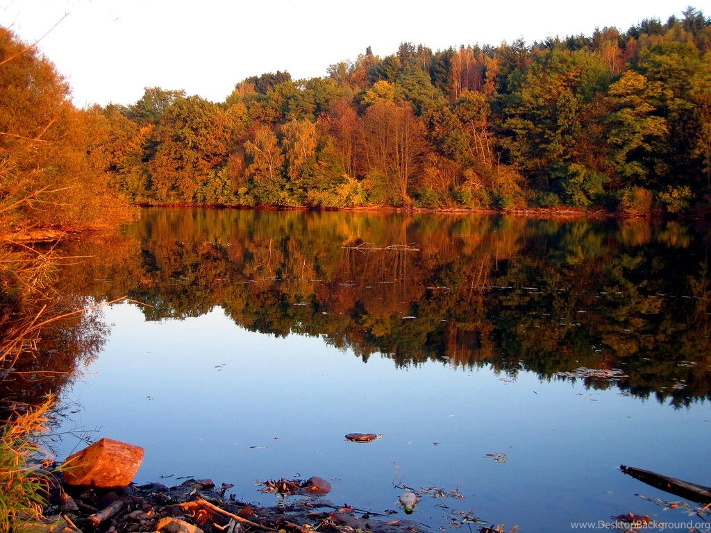 Indian Summer Reflections At Sunset 1