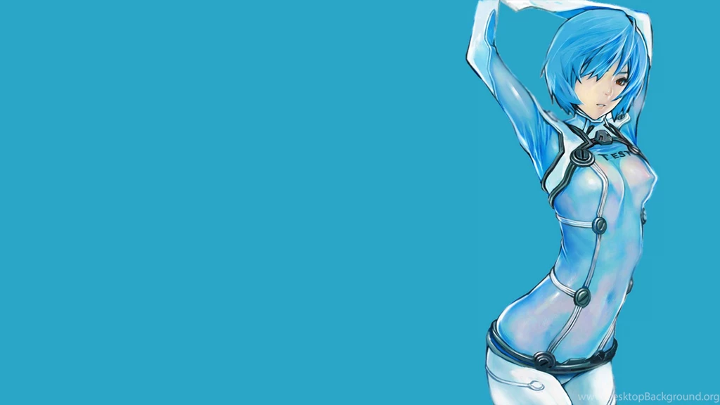 Ayanami Rei Neon Genesis Evangelion Simple Backgrounds Wallpapers ...