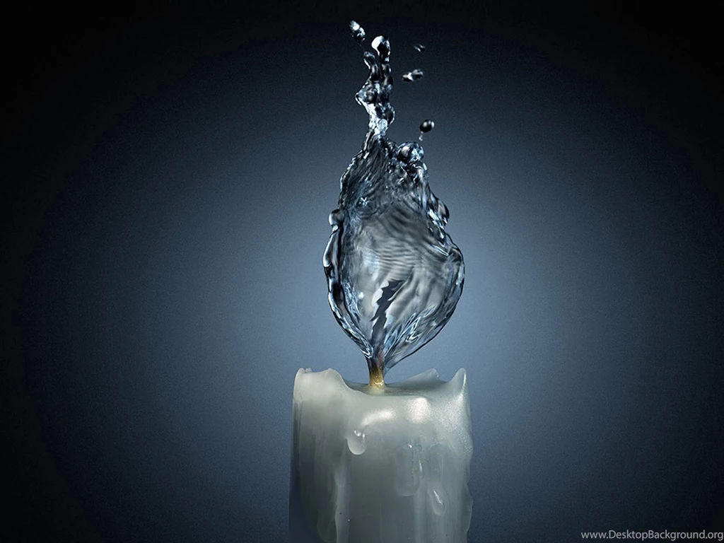 Desktop Wallpapers · Gallery · Miscellaneous · Water Flame