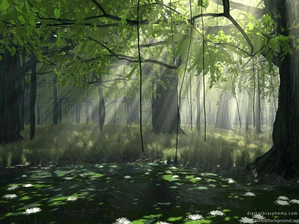 The Forest By Digitalblasphemy Digital Art Nature Wallpapers Image