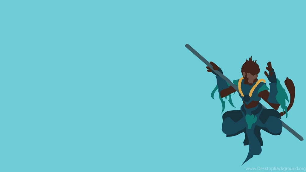 Wukong Minimalistic Fan Art League Of Legends Wallpapers