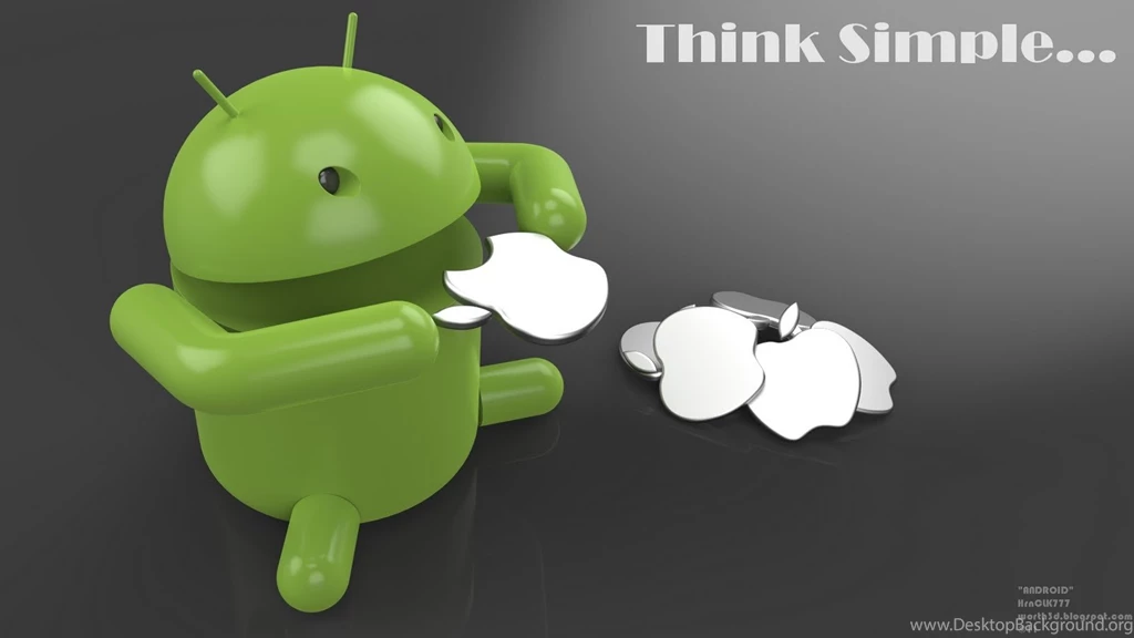 Droid Eating Apple Bing Images