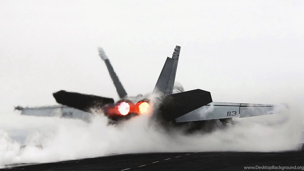 Fighter Jet Taking Off From The Airport