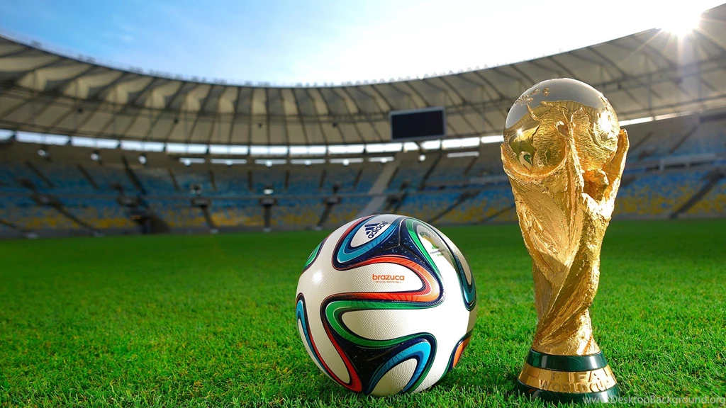 FIFA World Cup Trophy Brazuca Ball Free Wallpapers HD