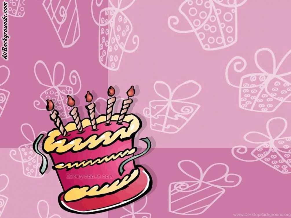 Birthday Cake Backgrounds Twitter & Myspace Backgrounds