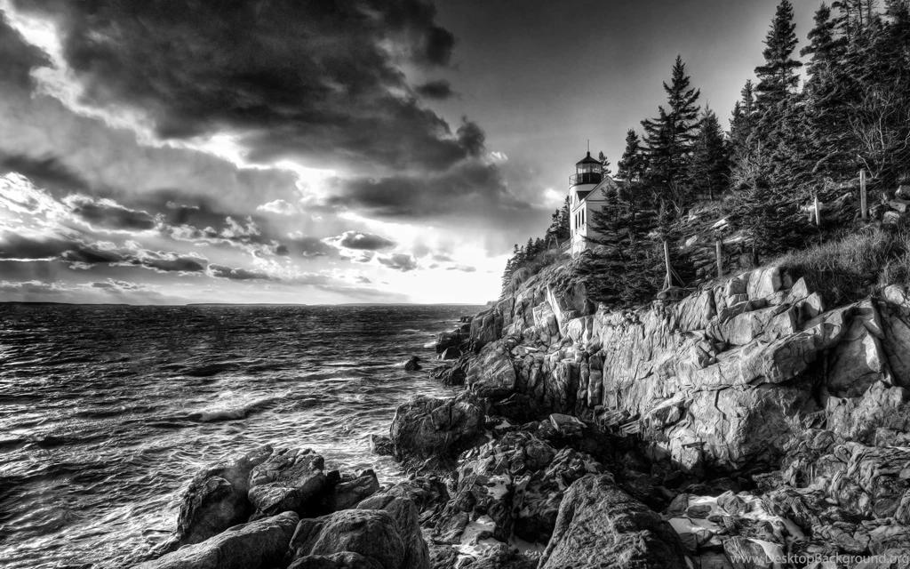 Lighthouse In Maine, New England, USA Wallpapers And Images ...