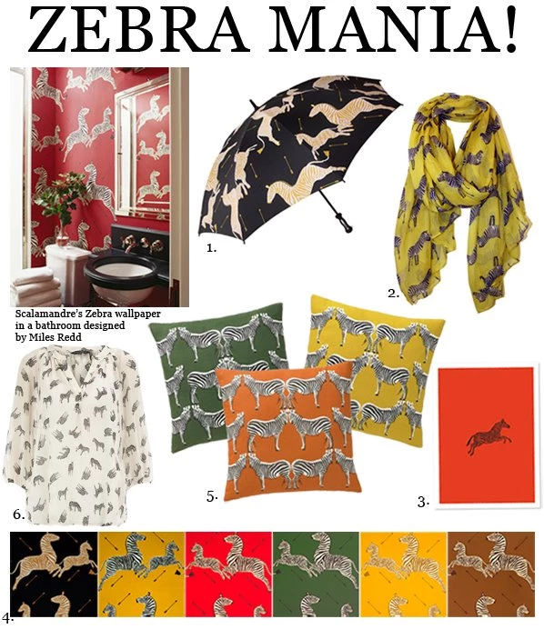 Get The Look: Zebra Prints Inspired By Scalamandre