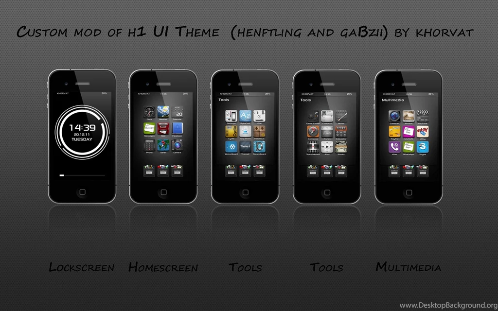 Custom H1 UI Theme Iphone 4 By Khorvat deviantart On DeviantArt