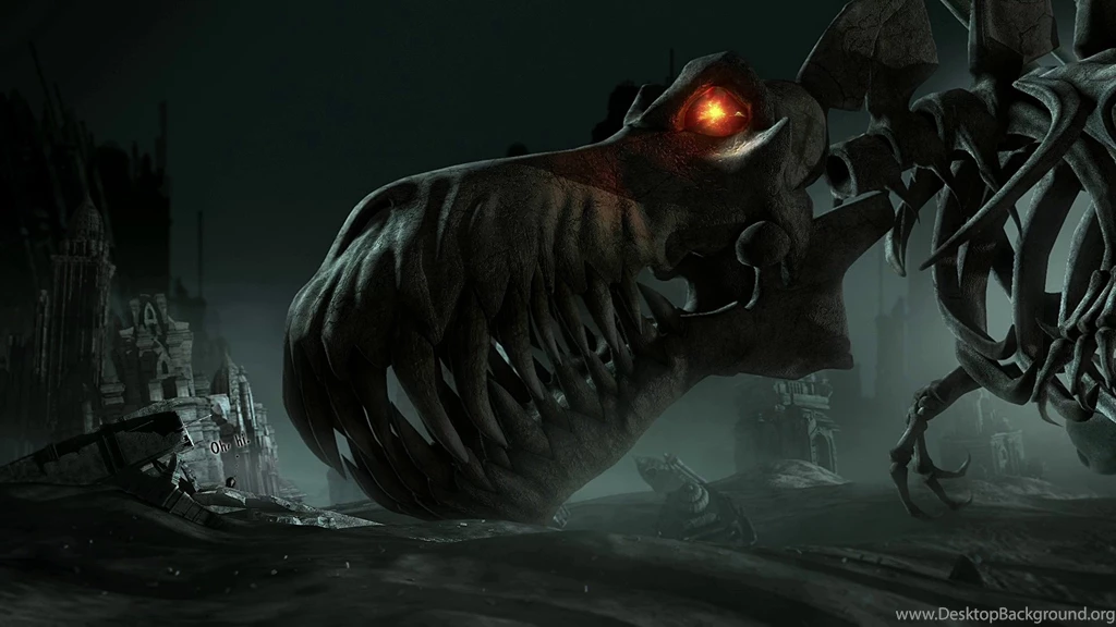 Trex Living Skeleton Wallpapers From Skulls Wallpapers