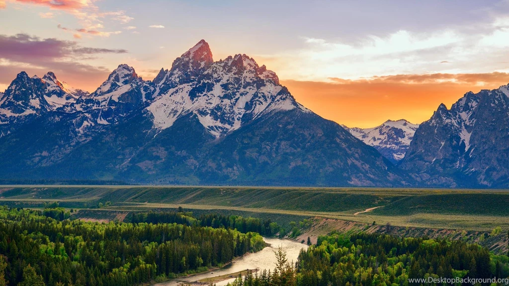 Grand Teton River Mountain Summer >> HD Wallpaper, Get It Now!