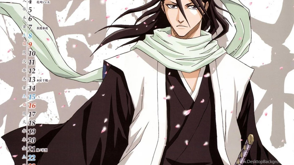 Bleach Kuchiki Byakuya Calendar Wallpapers