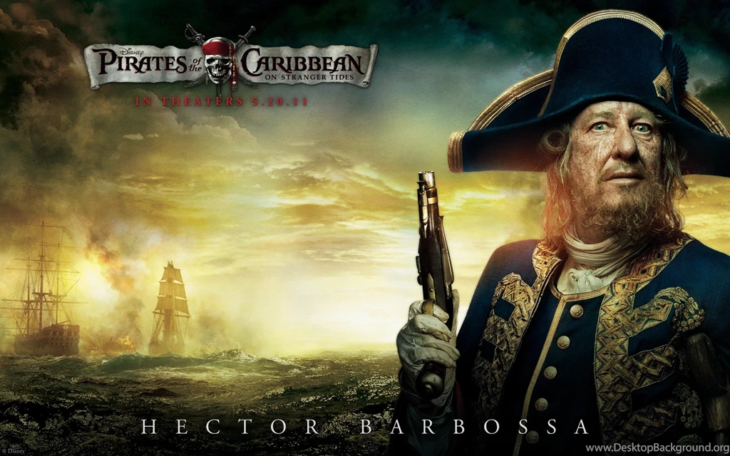 Download Desktop Wallpapers Hector Barbossa, Pirates Of The Caribbean