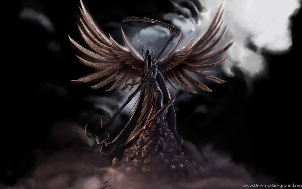 Grim Black Angel Wallpapers For Widescreen Desktop PC 1920x1080 Full HD