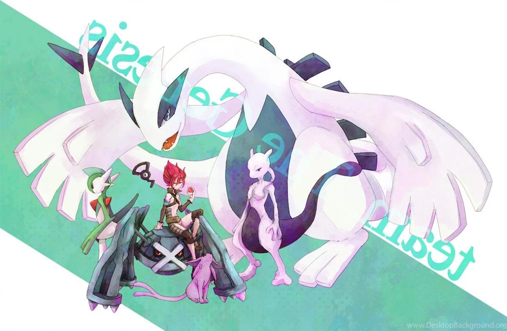 Pokemon Mewtwo Espeon Lugia Metagross