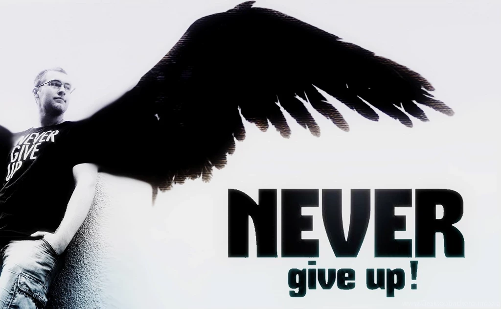 Never Give Up Angel Computer Wallpapers, Desktop Backgrounds ...