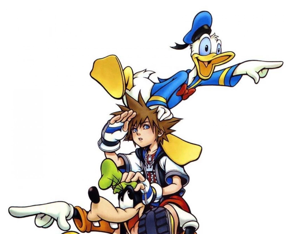 Kingdom Hearts Sora Goofy Donald Duck HD Wallpapers Wallpapers ...