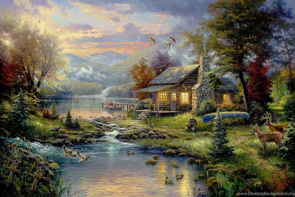 Can You Find The Serial Killers In These Thomas Kinkade Paintings ...