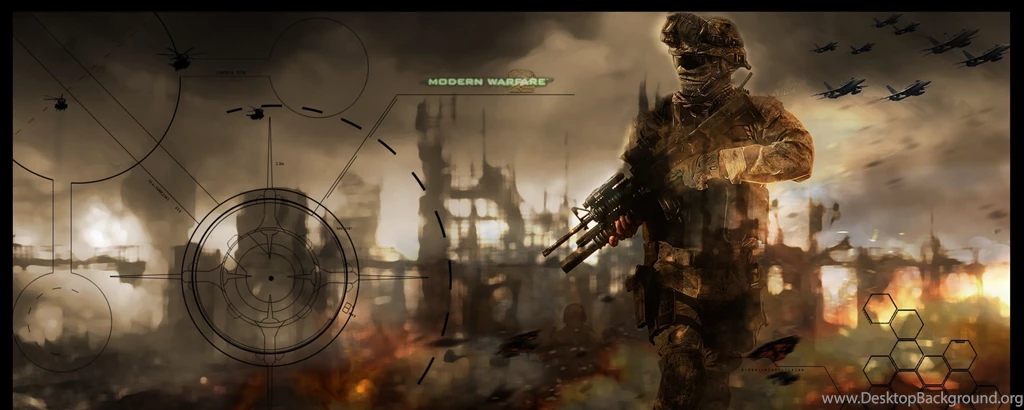 Download Wallpapers 2560x1024 Call Of Duty Modern Warfare 2, Mask ...