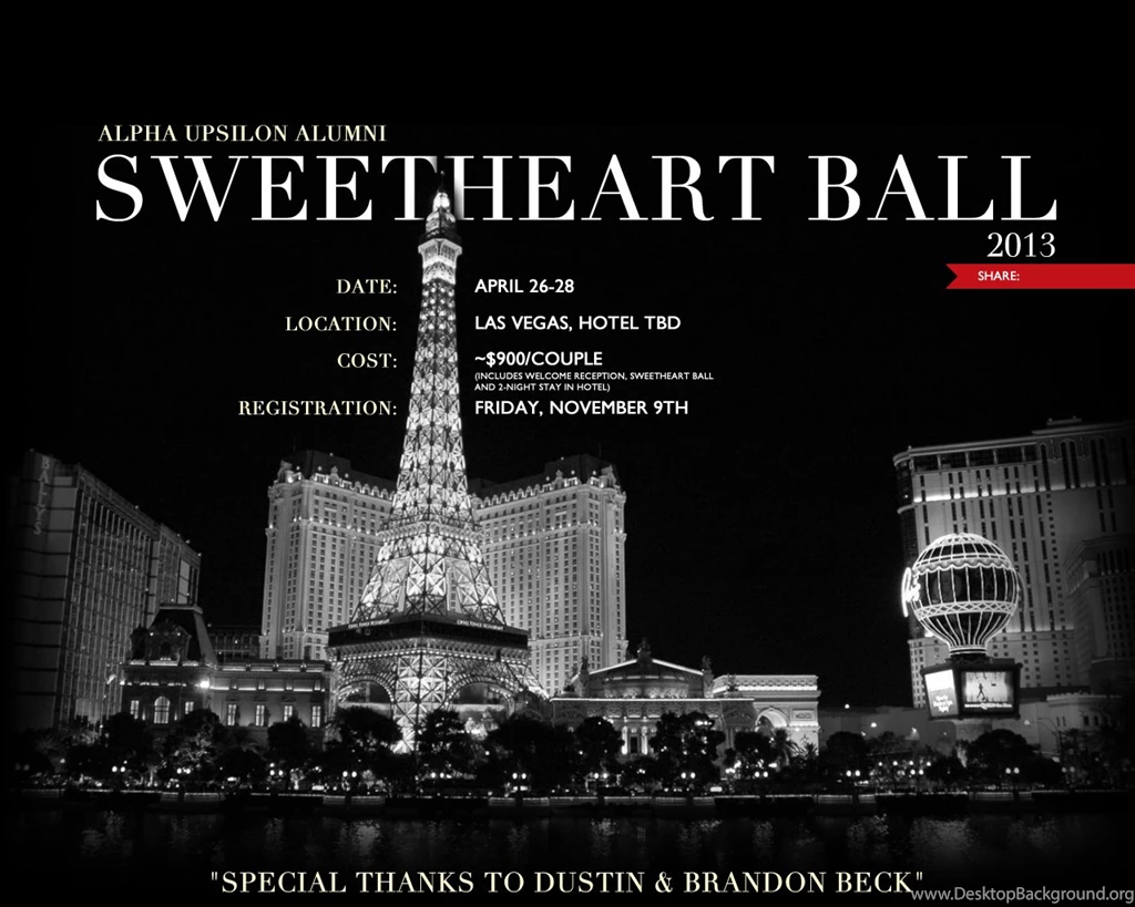SIGMA CHI SWEETHEART BALL Tickets, Fri, Apr 26, 2013 At 8:00 PM ...