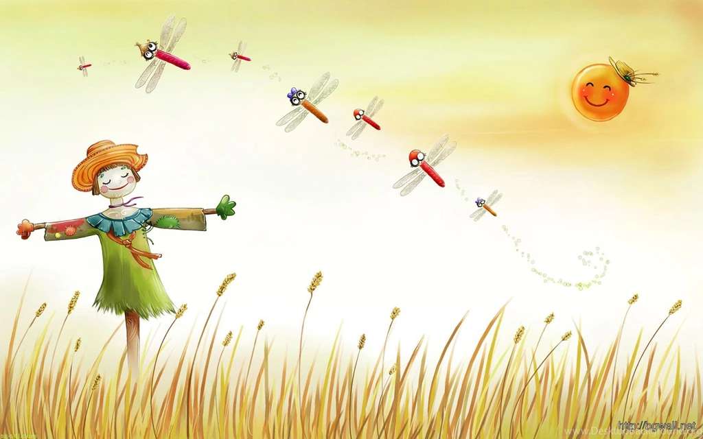 Autumn Vector Cartoon Wallpapers Full Hd