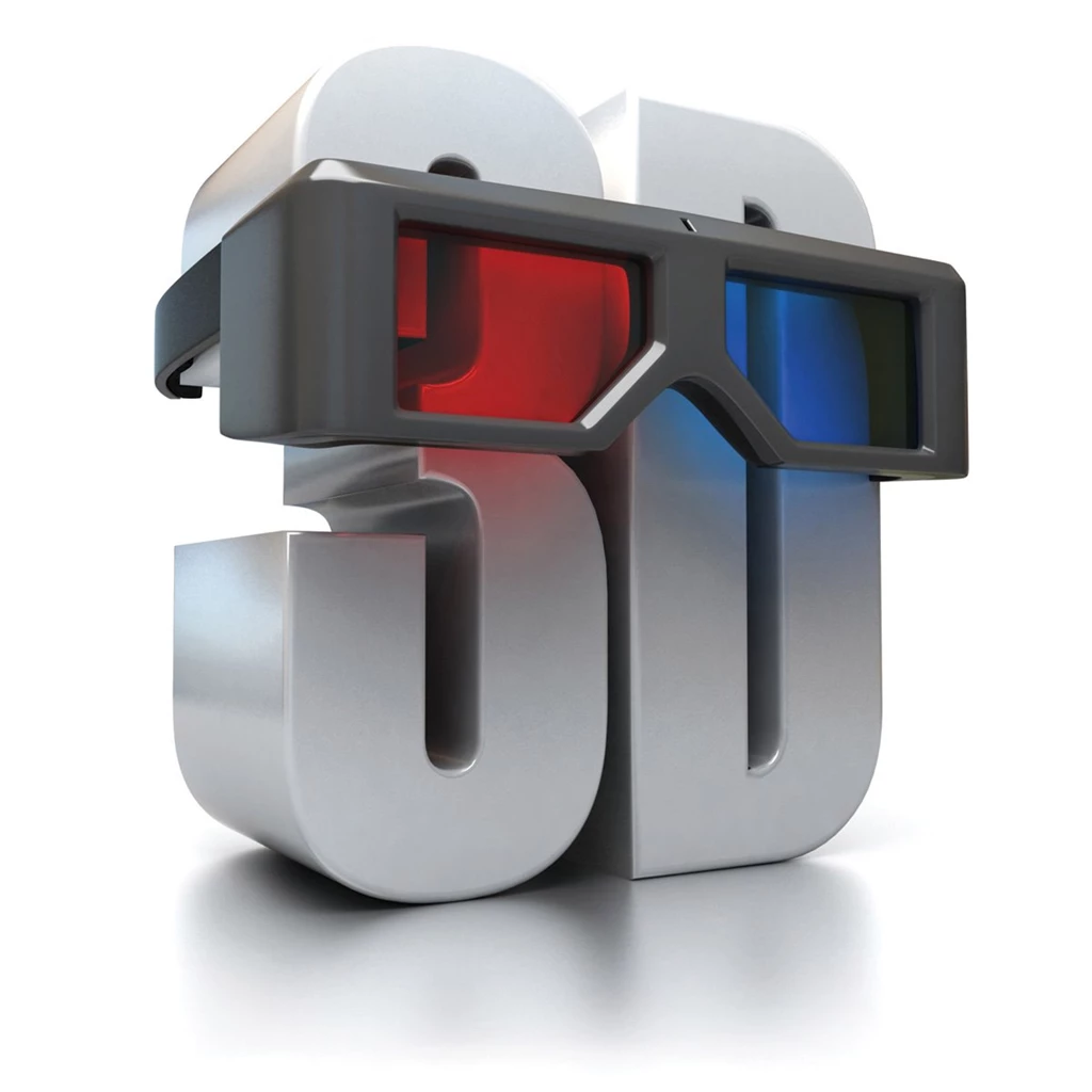D dimensional Font And Red And Blue Glasses 29186 3D Business ...
