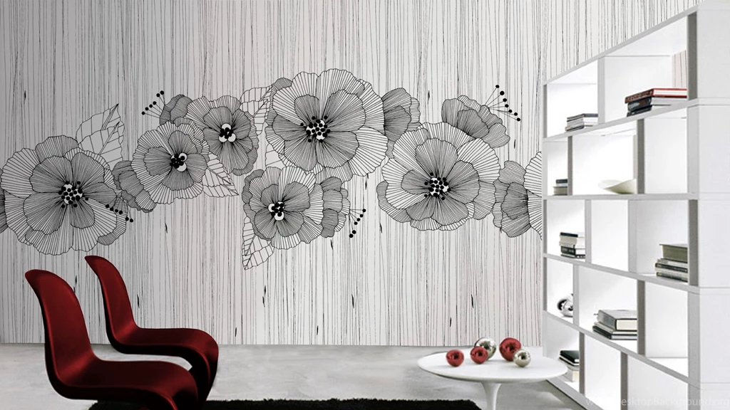 Vinyl Wallpapers / Contemporary / Floral / Non woven MANHATTAN ...