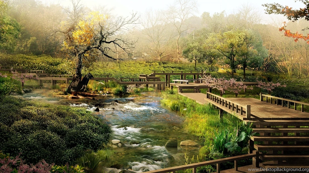 Zen Garden, Landscape, 1920x1080 HD Wallpapers And FREE Stock Photo