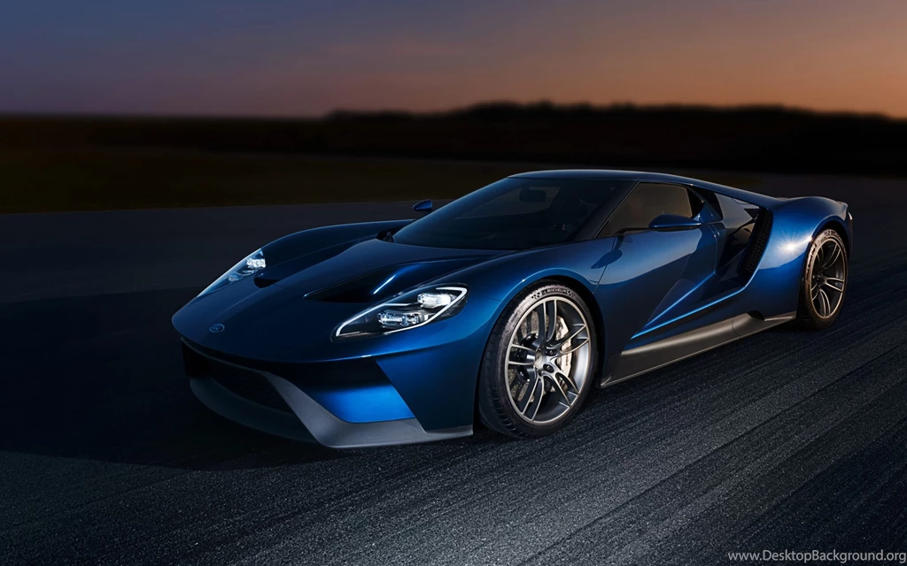 2016 Ford GT Blue Car Wallpapers For Desktop And Mobile