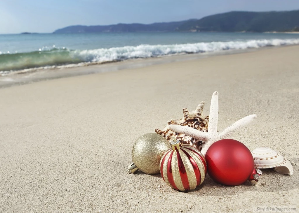 Christmas On Beach