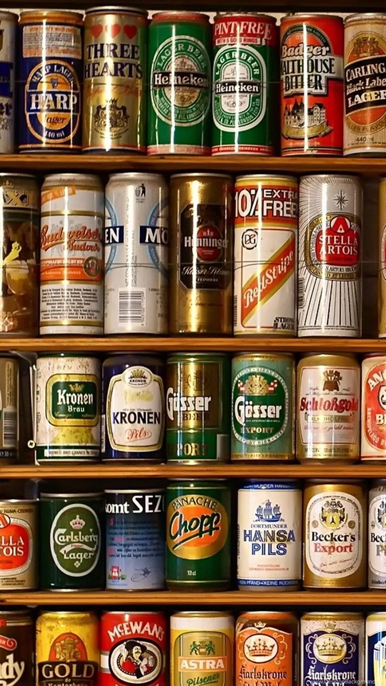 Beer Cans Shelf iPhone 6 Wallpapers / IPod Wallpapers HD   Free Download