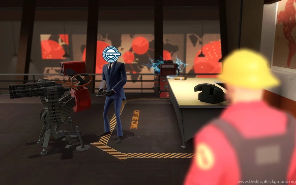 Spy TF2 Laughing Man Team Fortress 2 Ghost In The Shell Wallpapers ...