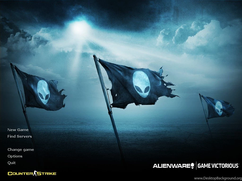 Alienware Flag HD Menu Backgrounds (Counter Strike 1.6 > GUIs ...