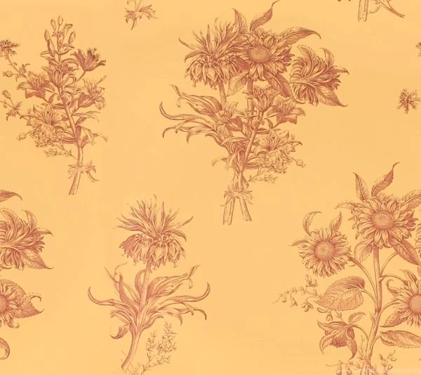 Patterned Wallpapers / Fabric / Classic SONOMA VALLEY : SUNFLOWER ...