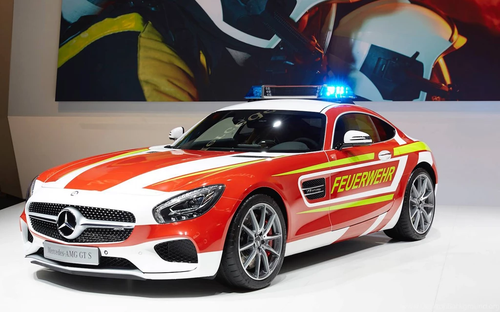 2015 Mercedes AMG GT S Fire Department Edition Wallpapers