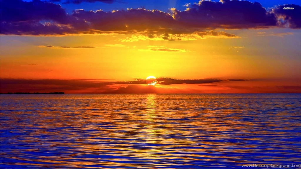 HD Morning Sunrise In The Sea Wallpapers 1080p Full Size ...