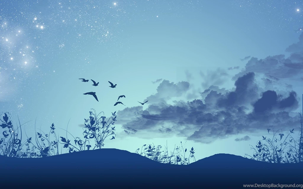Night, Windows, Background, Landscape, Wallpapers (