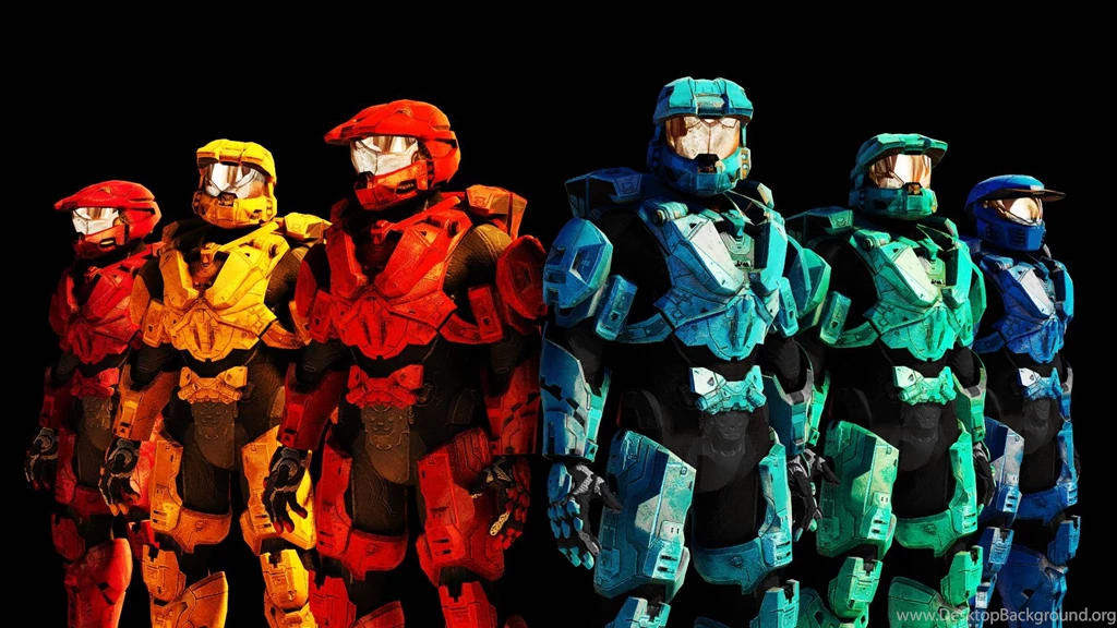 HD Red Vs Blue RVB Comic Wallpapers 1920×1080 Full Size ...