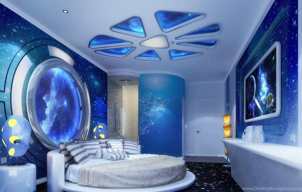 Bedroom Space Theme Bedroom Decor With Outer S Home Design