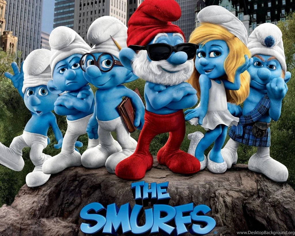 Wallpapers Draw The Smurfs 1280x1024